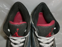 ★訳有 NIKE AIR JORDAN 3 RETRO `STEALTH´ `11製ナイキ 136064-003 エアジョーダン 3 レトロ `ステルス´ グレー/ブラック/セメント_画像6