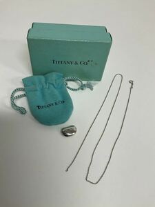 営SR727-60◆ TIFFANY&Co. ティファニー ビーン ネックレス STERLING シルバー 総重量 5.08g （チェーン切れあり）