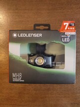 ☆LED LENSER レッドレンザー ヘッドライト　MH8 美品☆定価11880円　充電式　_画像1