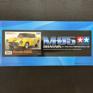 未組立 タミヤ 1/10電動RC Honda S800 レーシング M-05シャーシ ホンダS800