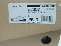 ☆【モンベル mont-bell】トレッキングシューズ ラップランドストライダー 26.0cm ブルー 箱あり 登山靴 登山 トレッキング メンズ_画像5