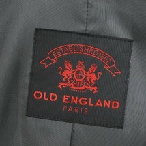 ◆OLD ENGLAND オールド イングランド リアルファー ウール 1釦 ジャケット チャコールグレー 36 SAMPLE_画像6