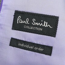 ◆Paul Smith COLLECTION ポールスミス コレクション ストライプ柄 3釦 スーツ セットアップ グレー_画像4