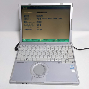 Panasonic Let's note CF-T7CC5AXS ノートパソコン Core 2 Duo メモリ 2GB 12.1型 BIOS起動確認済み ジャンク