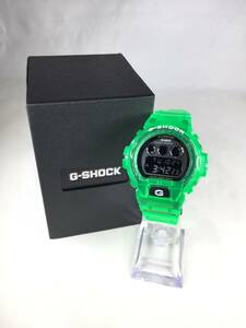 【AK-12】未使用品 G-SHOCK DW-6900JT-3JF JOYTOPIAシリーズ スケルトンカラー グリーン デジタル プライスタグ・保証書・取扱説明書付き