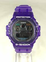 【AK-13】未使用品 G-SHOCK DW-5900JT-6JF JOYTOPIAシリーズ スケルトンカラー パープル デジタル プライスタグ・保証書・取扱説明書付き_画像3