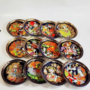 12枚セット　ローゼンタール Rosenthal　studio-Iinie ビヨン・ヴィンブラッド作 アラジン プレート 飾り皿