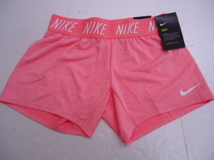 【KCM】Z-nike-902-150★展示品★【NIKE/ナイキ】ジュニア　ガールズ　トレーニング　ショートパンツ　910252-668　ピンク　サイズ150(M)