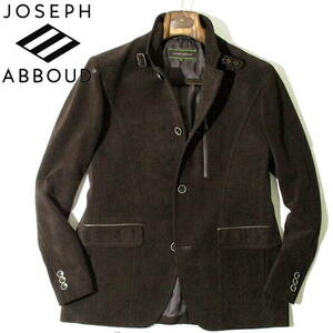 定価4万▼ ジョセフアブード▼ JOSEPH ABBOUD　ドライビングジャケット コーデュロイ コンバーチブル 茶　Mサイズ オンワード樫山 ジョゼフ