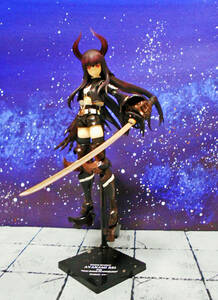  японский меч чёрный покрытие ... было использовано. . Touken Ranbu меч .no. женщина 1/10 миниатюра figma Revoltech MONONOFU