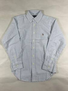 新品 13772 8サイズ ストライプ オックス シャツ polo ralph lauren ラルフ ローレン ボーイズ