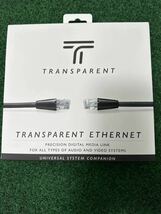 トランスペアレント　イーサネットケーブル　Transparent ETHERNET Cable TRETHER2 (2m)_画像1