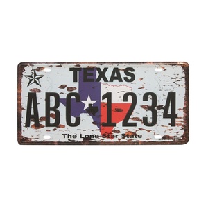 K219 新品●アメリカン雑貨 ブリキ看板 テキサス州 TEXAS USA アメリカ 州 おしゃれ かっこいい ビンテージ アンティーク