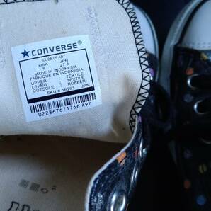 CONVERSE コンバース スニーカー カラフルドット 27.5 美品の画像6