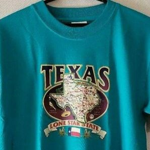 新品　XLサイズ　テキサス　TEXAS　アメリカ　Tシャツ　エメラルドグリーン