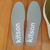 kitson / キットソン　プラットフォーム　ウエッジ　防水スリッポンスニーカー/husky　23cm　カーキ　未使用品_画像7