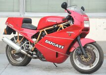 0【評価S】 レア DUCATI ドゥカティ 400SS シート テール カウル エンブレム ロゴ バッジ 村山モータース シリアルNo入り MECCANICA 000054_画像3