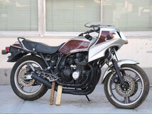 140【評価A】 GPz400F ZX400A 空冷 当時物 実動 純正 スイングアーム ＆ リア アクスルシャフト ASSY_画像8