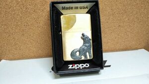 ZIPPO 　ジッポ　孤狼の血　カスタム品　レジン盛り　ソリッドブラス　送料185円