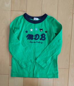 ミキハウス★ダブルB★長袖Tシャツ★緑色★サイズ１１０★送料込み