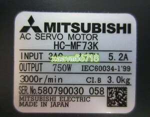 ●　新品 MITSUBISHI/三菱 HC-MF73K サーボモーター 【保証付き】【送料無料】