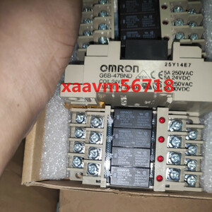 新品　OMRON/オムロン　OMRON製ターミナル リレー　G6B-47BND　DC24V　5個セット入り 【保証付き】【送料無料】