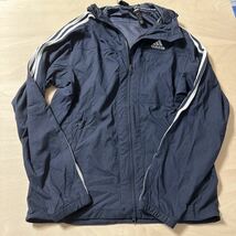 新品 アディダス adidas デニムルック レギュラーフィット ストレッチウーブン フーデッドトラック ジャケット IA9390 サイズL_画像4