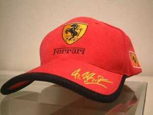 ★少～～～～し★訳ありの★在庫一掃セールです★必見★F1★Ferrari★Team★Michael★Schumacher★シューマッハ★キャップ★赤＆黒★新品★