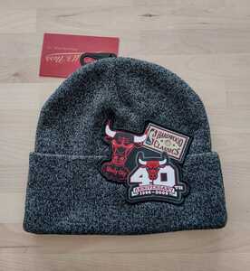 【新品タグ付】Mitchell&ness CHICAGO BULLS ビーニー ミッチェルアンドネス　シカゴブルズ　NBA ニット