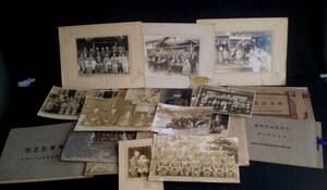  Taisho ~ Showa era photograph great number army /. industry memory / wedding / manners and customs /*** monochrome life photograph 