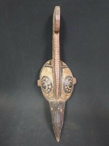 Art hand Auction Bwa mask/Africa/antique/mask/wood carving/carving/wooden carving/mask/ethnic/handmade/next day delivery, Artwork, Sculpture, object, object