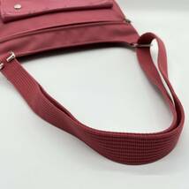 【良品】LONGCHAMP ロンシャン ポシェット サコッシュ ハンドバッグ ショルダーバッグ クロスボディ ミニバッグ ピンク系 AC170927C_画像5