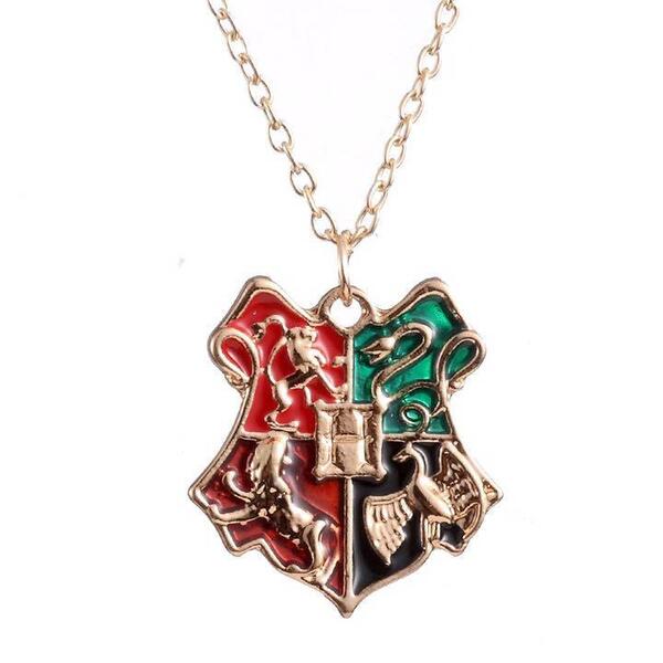 【匿名配送&補償付き】Harry Potter Hogwarts Necklace / ハリーポッター ホグワーツ 校章ネックレス