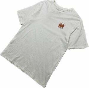 patagonia ☆ シンプル 胸ロゴ 半袖 Tシャツ ホワイト カットソー 白 XS アウトドア キャンプ デイリーユース 春夏 人気 パタゴニア■S2417