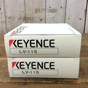 ●【AH-03019】未使用保管品 KEYENCE キーエンス 超小型デジタルレーザセンサ アンプユニット 親機 計2点セット LV-11S【レタパプラス可】