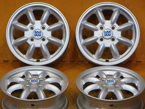 4本セット【ダイハツ MINILITE ミニライト 純正】14インチ 4.5J+45 PCD100-4H 軽自動車 ムーヴ タント ミラ ココア ジーノ ウェイク エッセ