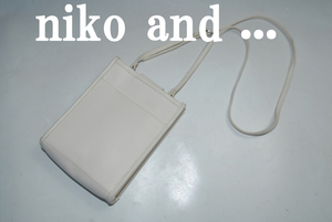 ◆DSC3878◆驚愕の最終価格！他でも出品中！完全売り切り！ニコアンド◆niko and◆白/良品/人気ベストセラーモデル！ショルダー/バッグ