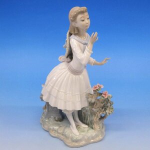 1円～おたからや◆xm-A13236　リヤドロ　LLADRO　フィギュリン　少女　陶器　人形　ブランド西洋置物