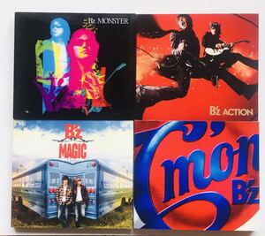 【4枚セット】B'z / MONSTER,ACTION,MAGIC, C'mon 稲葉浩志,松本孝弘(CD)☆★