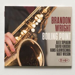 ジャズCD Brandon Wright “Boiling Point” 1CD Posi-Tone アメリカ盤2つ折り紙ジャケット