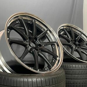 VERZ-WHEELS KCV02 21インチ 9.5J+36 5H-114.3 1本 アルファード ヴェルファイア ハリアー WN25の画像3