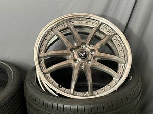 WN85 VERZ-WHEELS KCV04 19インチ7.5J+45 PCD114.3-5H クリスタルグレー 1本　クールレーシング　KUHL　ヴォクシー ノア　VOXY NOAH 