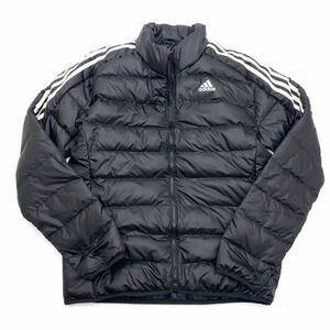 adidas アディダス エッセンシャルズ ダウン ジャケット 黒 XO GH4589 23-1010-4-2