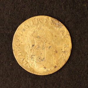 フランス ルイ15世時代 銅貨（1715-1774）コイン・トークン[E2721]