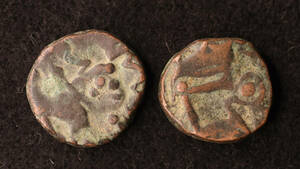 北インド カングラ王国 Jitalビロン貨（1100-1300年前後）[E2861]コイン