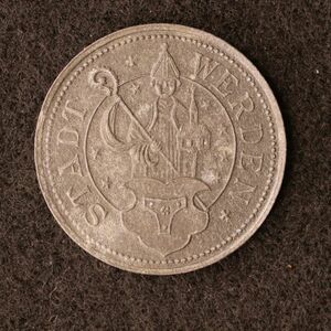 【金属製ノートゲルド】ドイツ ヴェルデン 10ペニヒ亜鉛貨（1914-1924）[E2369]コイン