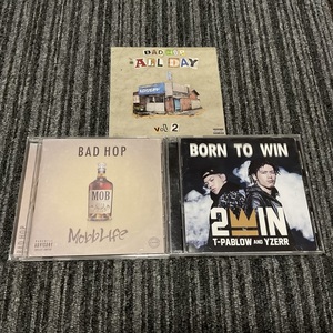 BAD HOP【BAD HOP ALL DAY Vol.2】 【MOBB LIFE】 2 WIN【BORN TO WIN】セット YZERR/T-Pablow