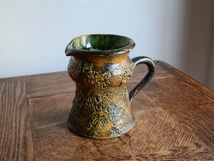 アンティーク花器 オブジェ ヴィンテージ デザイン 陶器 フラワーベース（H10.5cm） 華道 花瓶 生け花 ポット_画像2