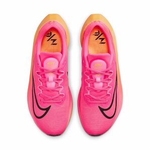 30cm ナイキ ズーム フライ5 ピンク/オレンジ/黒 DM8968-600 NIKE ZOOM FLY 5 ランニング マラソン ジョギング ズームフライ ヴェイパーの画像2