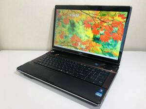 【爆速新SSD512GB☆メモリ8GB☆17.3型ワイド♪】☆富士通 NH77/CD☆最強 Core i7-2630QM☆カメラ/Blu-ray/高解像度☆Windows10